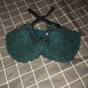 Emerald Green Victoria secrets bra 36 double D
